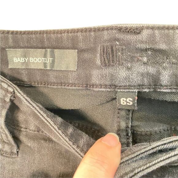 KUT from the Kloth jeans Womens size 6 Baby Bootcut Black 6 - Picture 3 of 4